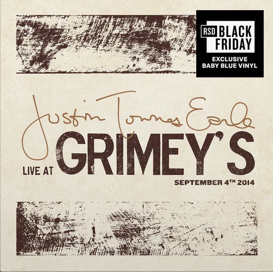 Earle, Justin Townes - 2023BF - Live At Grimey's (baby blue opaque vinyl)