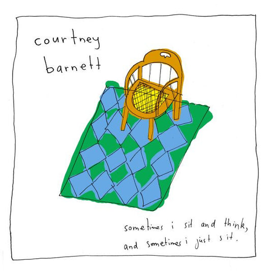 Courtney Barnett - Sometimes I Sit and Think, and Sometimes I Just Sit (Indie Exclusive Clear with Red & Yellow Splatter Vinyl)