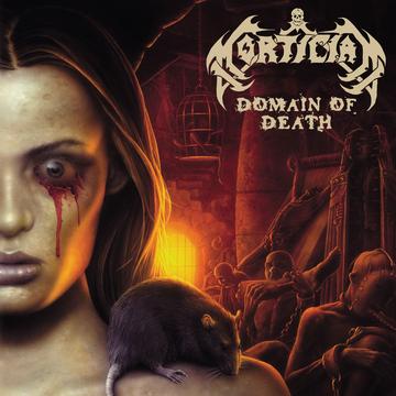 MORTICIAN - DOMAIN OF DEATH (ORANGE KRUSH WITH SPLATTER EDITION)
