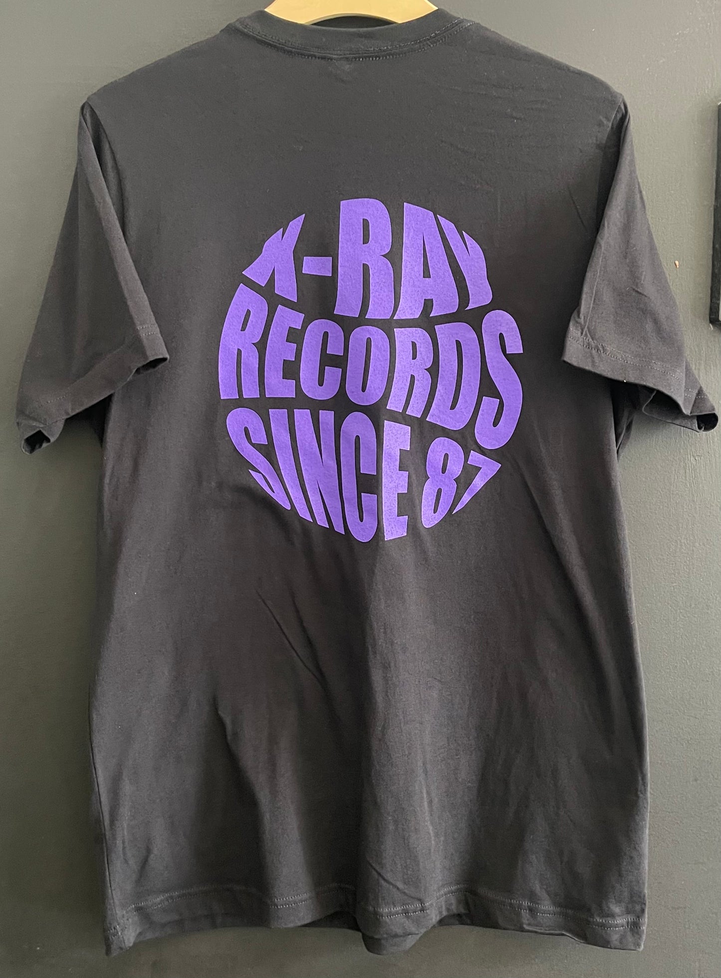 X-Ray Records Bubble Logo Black T-Shirt