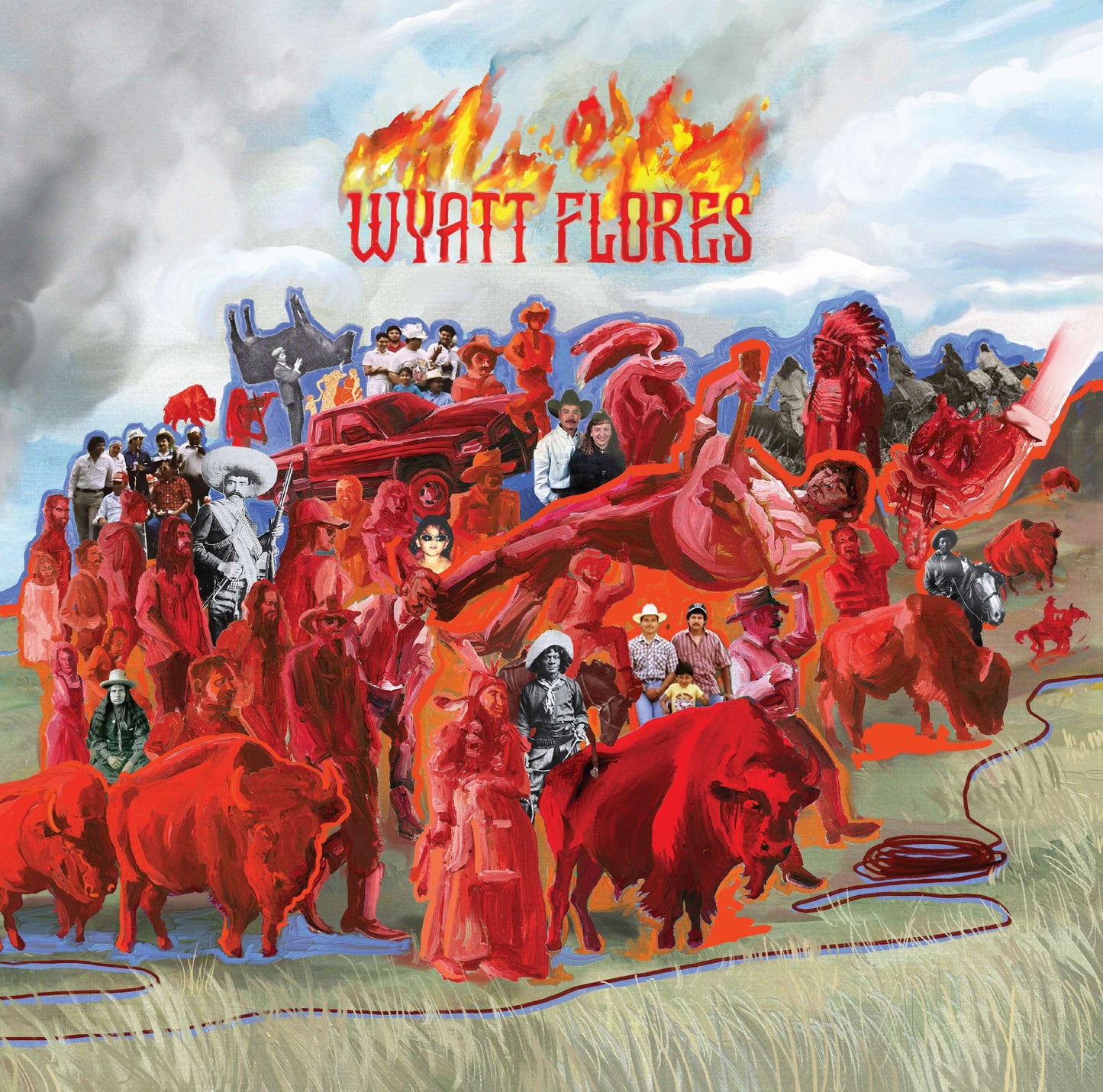 Wyatt Flores - Welcome to the Plains (2LP on Stillwater Splatter Vinyl)