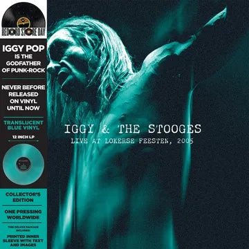 Iggy & The Stooges - 2024RSD - Live At Lokerse Feesten, 2005 (translucent blue vinyl)