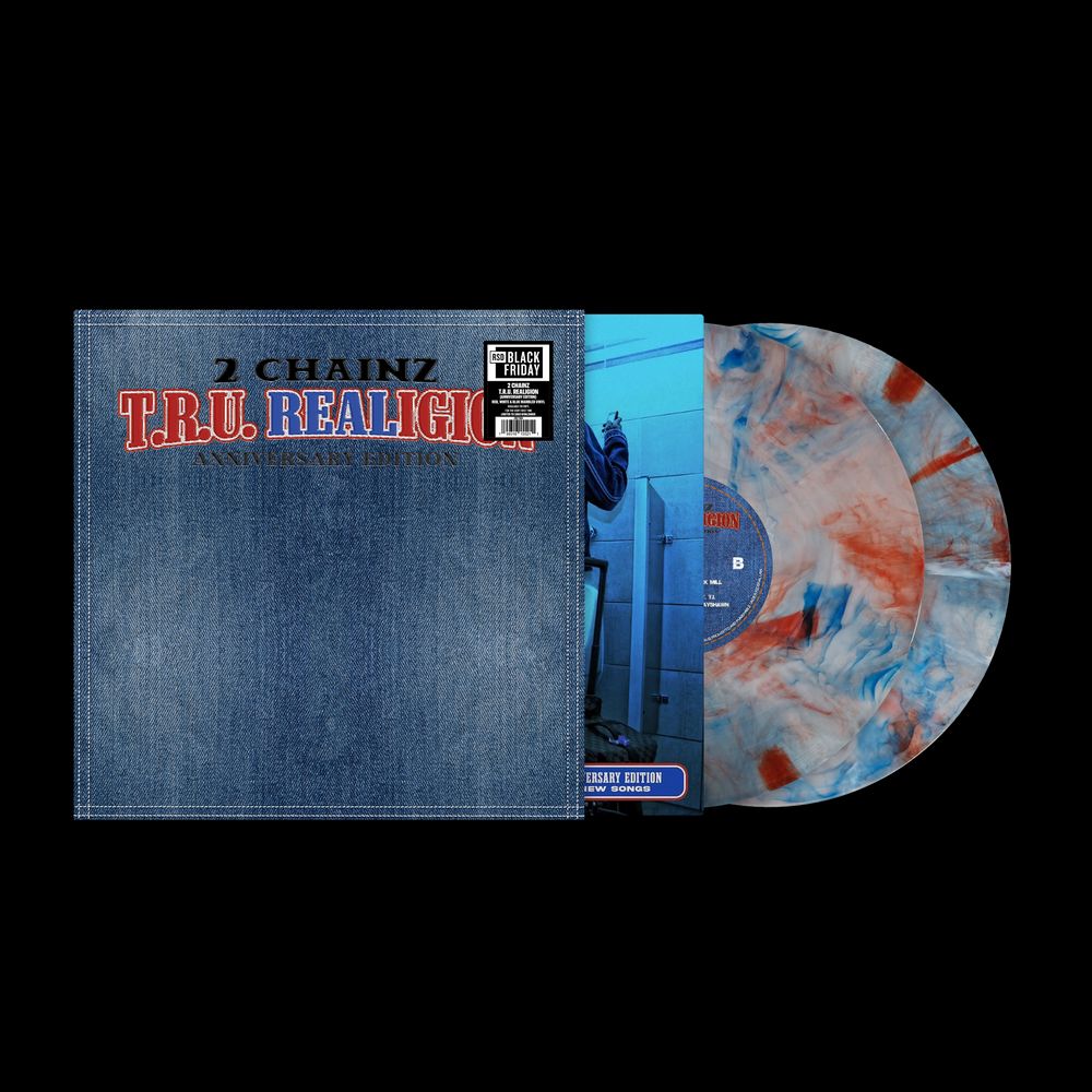 2 Chainz - 2025BF - T.R.U. REALigion (2LP-Red, White & Blue Marbled Vinyl)