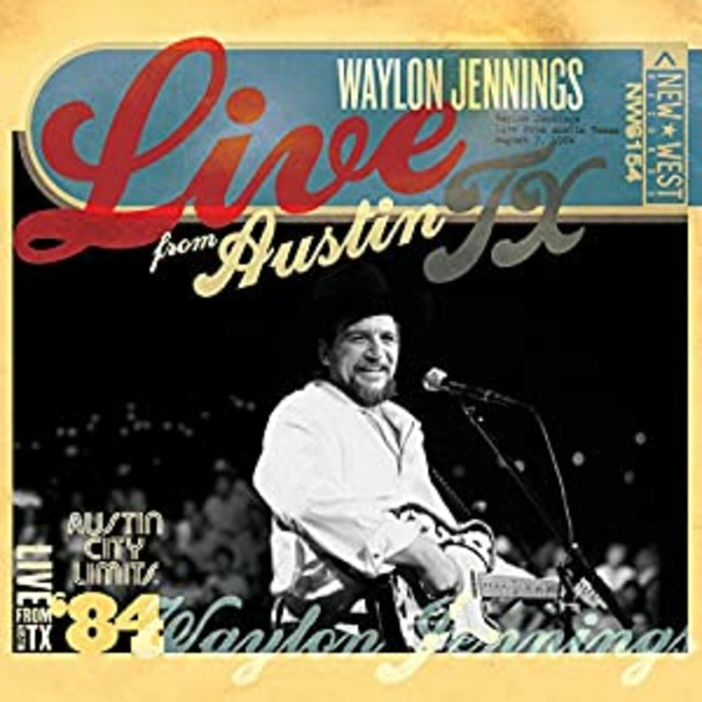 Waylon Jennings - Live From Austin, TX '84 (Silver and Gold Vinyl)