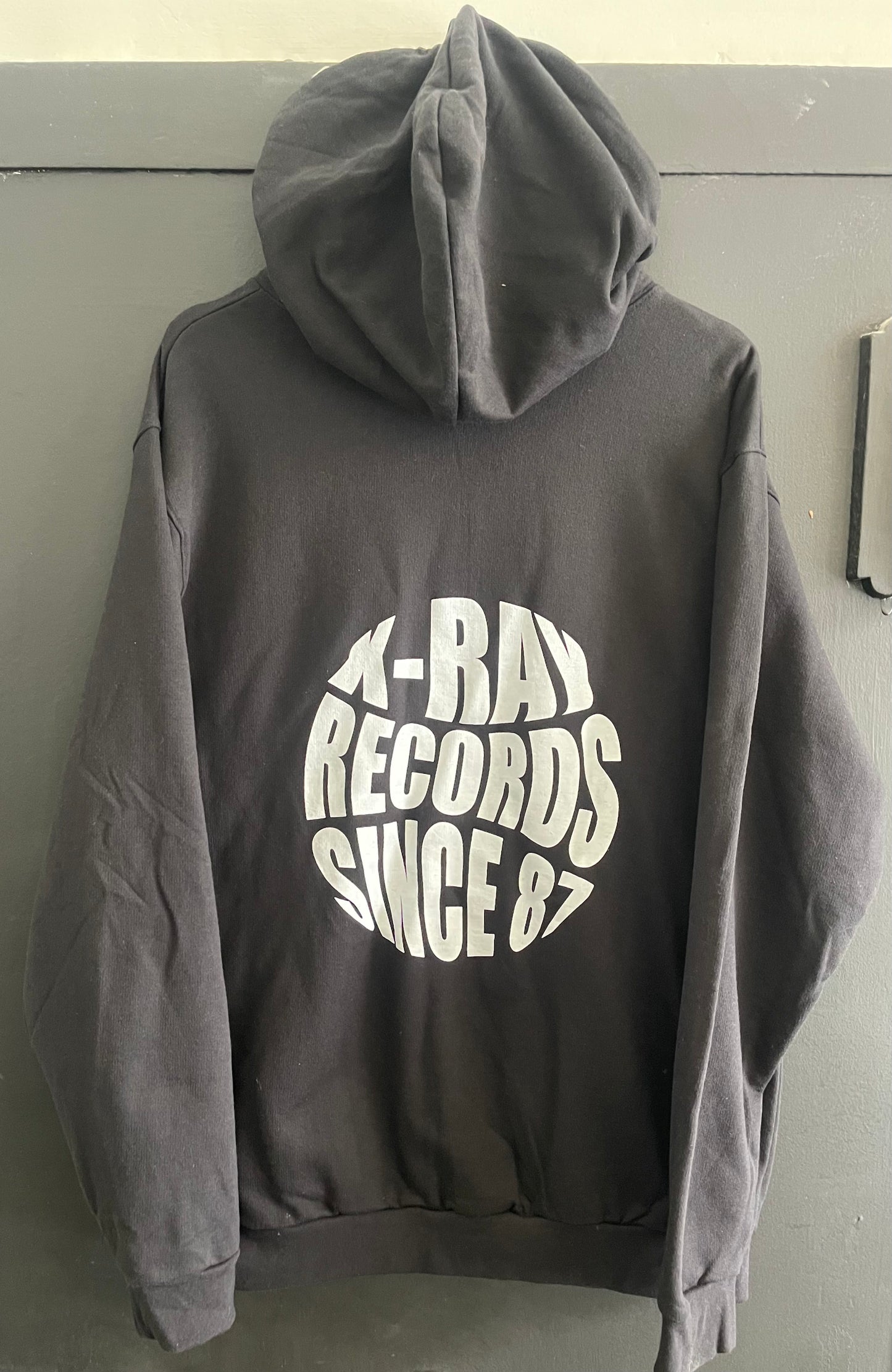 X-Ray Records Bubble Logo Black Hoodie