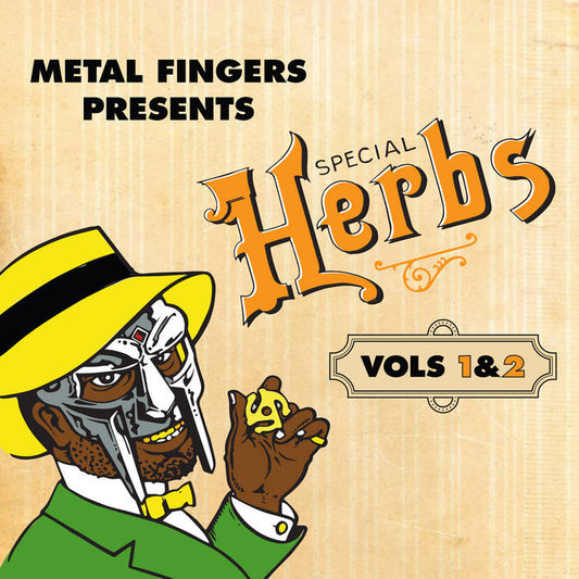 MF Doom - Metal Fingers Presents: Special Herbs Vol. 1 & 2 (2LP on Yellow Vinyl)