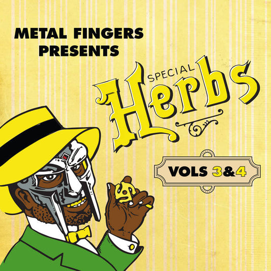 MF Doom - Metal Fingers Presents: Special Herbs Vol. 3 & 4 (2LP on Yellow Vinyl)