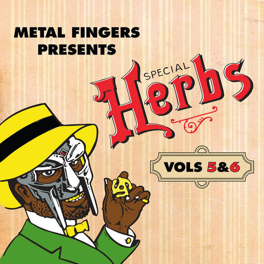 MF Doom - Metal Fingers Presents: Special Herbs Vol. 5 & 6 (2LP on Apple Red Vinyl)