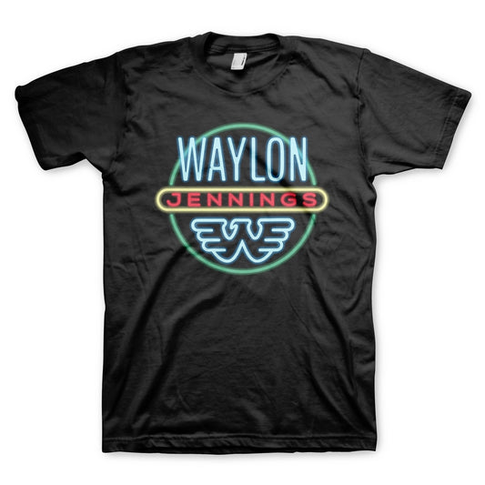 Waylon Jennings - Neon Sign T-Shirt